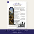 Caderno 001 — Fátima: Os Três Pastorinhos | PDF para impressão